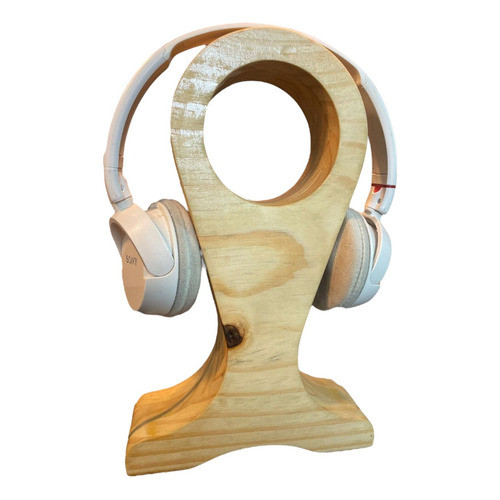 Suporte De Mesa Headphone, Headset Gamer Em Madeira - Image 4